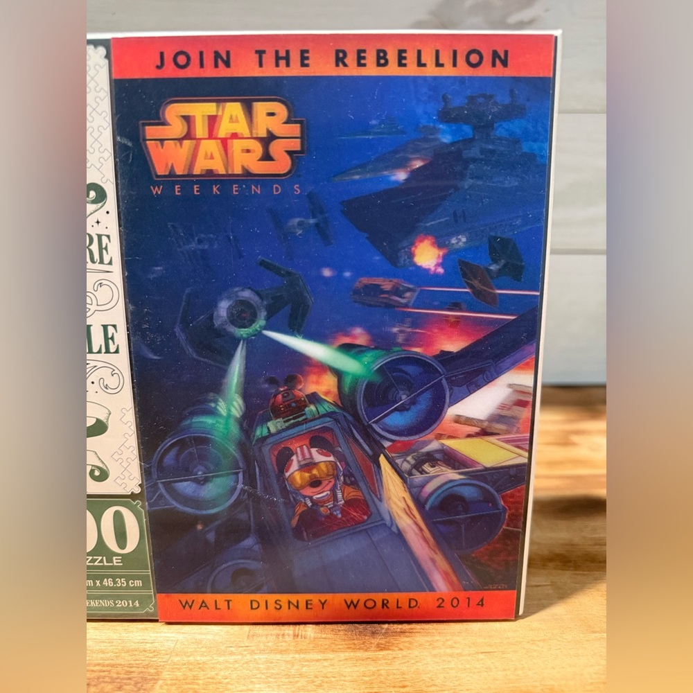 Disney Parks Signature Puzzle Star Wars Weekends 2014  LIMITED EDITION - Picture 6 of 10